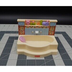Fisher Price Loving Family Dollhouse Bathroom Bathtub N7297 Replacement 2008